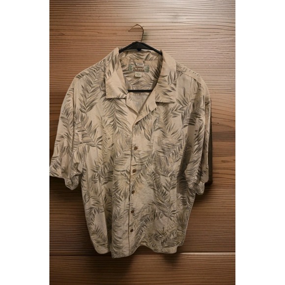 Tommy Bahama Other - Tommy Bahama Men's Silk Shirt - Size L - Short Sleeve - Pre Owned